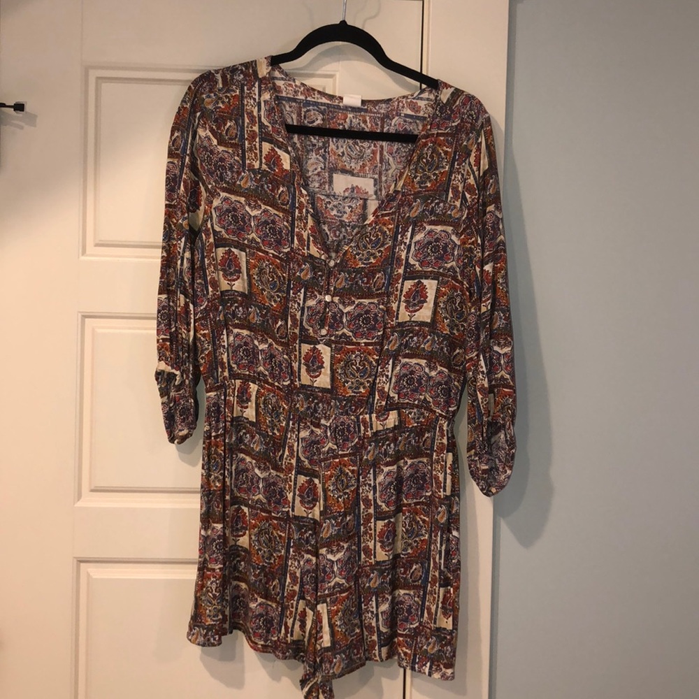 Paisley romper